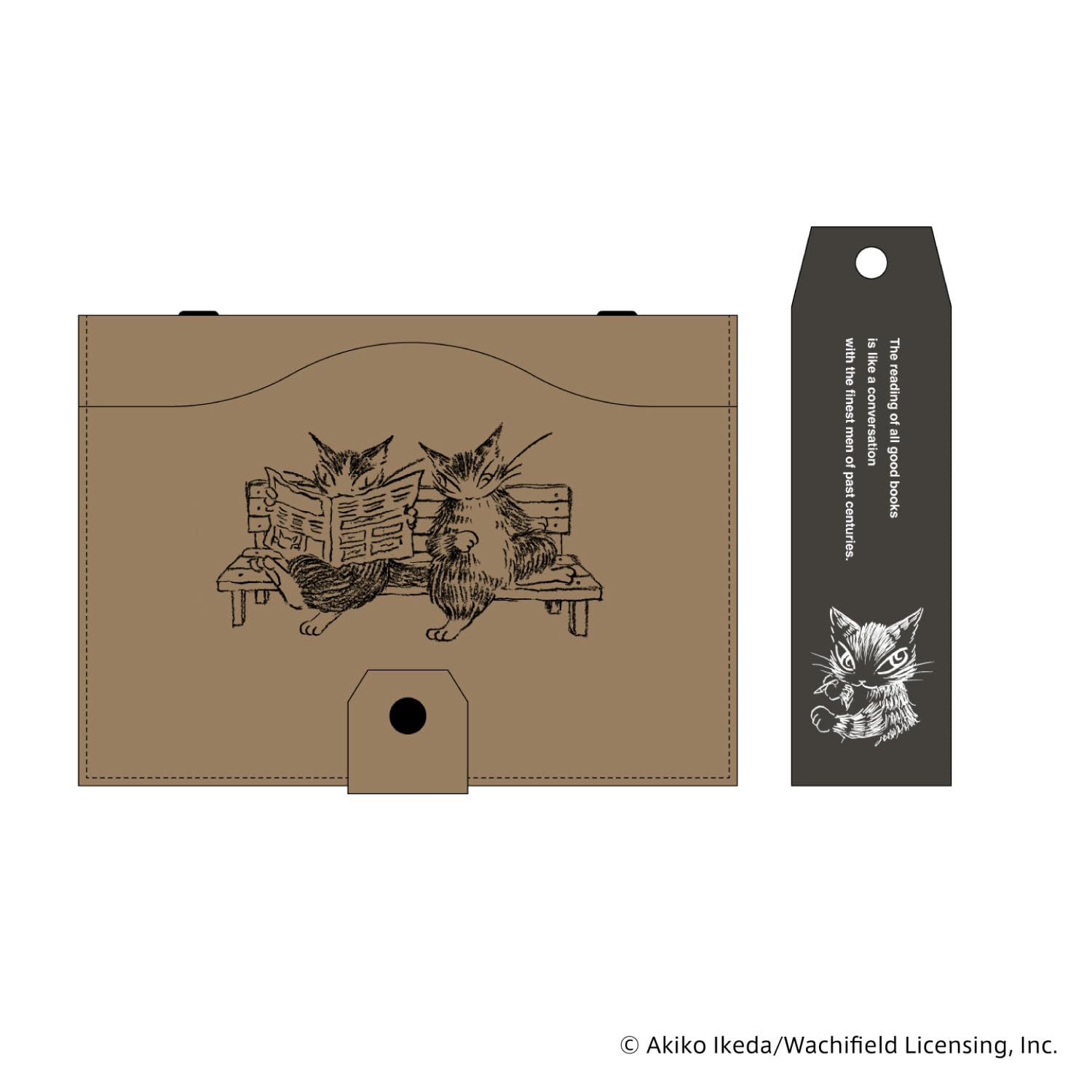 Amazon | 猫のダヤン ウォッシャブルペーパー ブックカバー 新聞