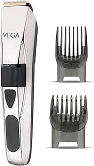 P3 Battery Powered Trimmer Men, USB C Type, 160 Mins Runtime & 40 Length Settings, 2 Beard Comb, Cord-Cordless Use, Hair Trimmer, Shaving Machine, 1 Yrs Warranty (Power Series P3 VHTH-27)