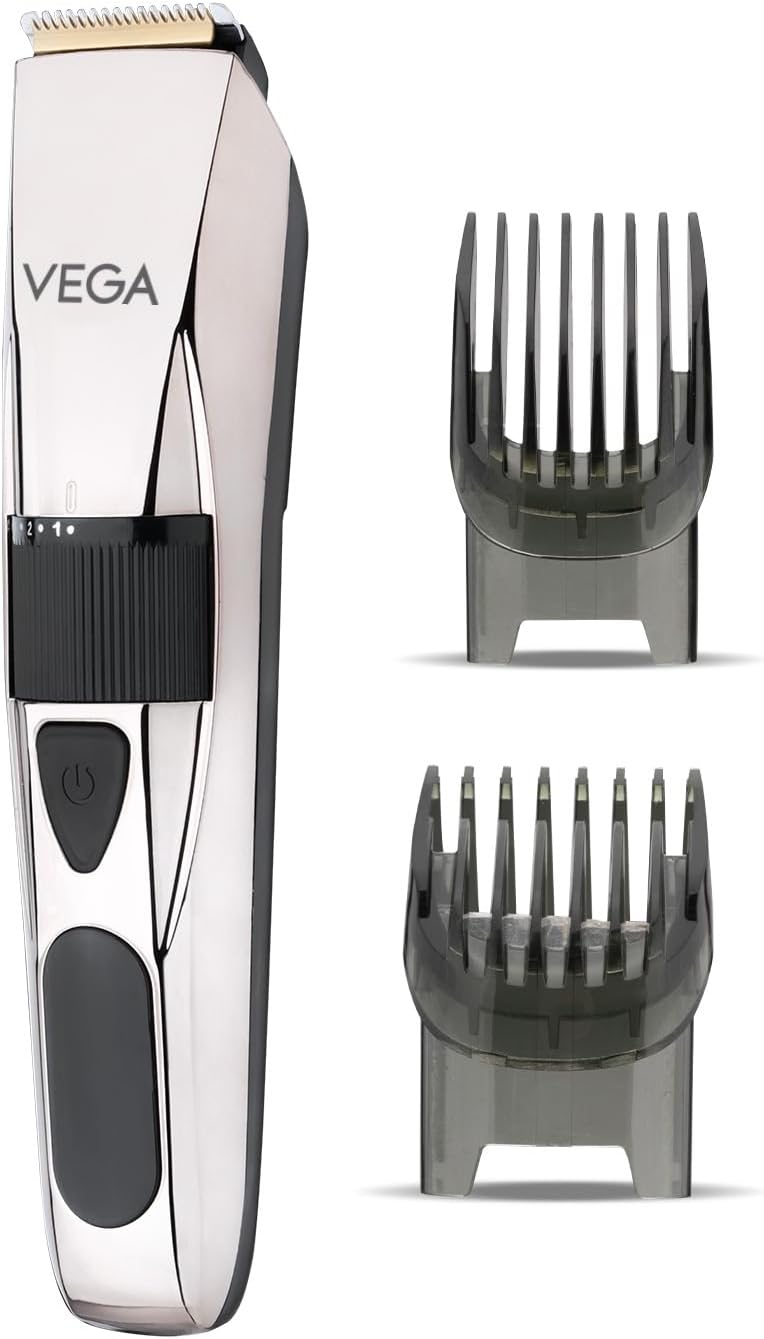 P3 Battery Powered Trimmer Men, USB C Type, 160 Mins Runtime & 40 Length Settings, 2 Beard Comb, Cord-Cordless Use, Hair Trimmer, Shaving Machine, 1 Yrs Warranty (Power Series P3 VHTH-27)