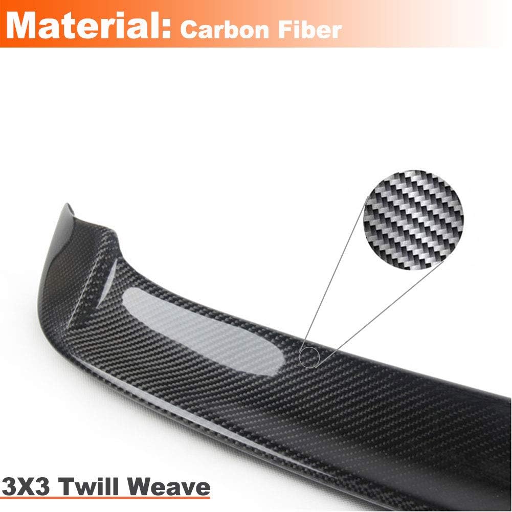 MCARCAR KIT Real Carbon Fiber Car Rear Roof Spoiler Fits for Volkswagen VW Golf 6 VI MK6 GTI R20 Hatchback 2010-2013 Car Rear Trunk Spoiler Wing Factory Outlet