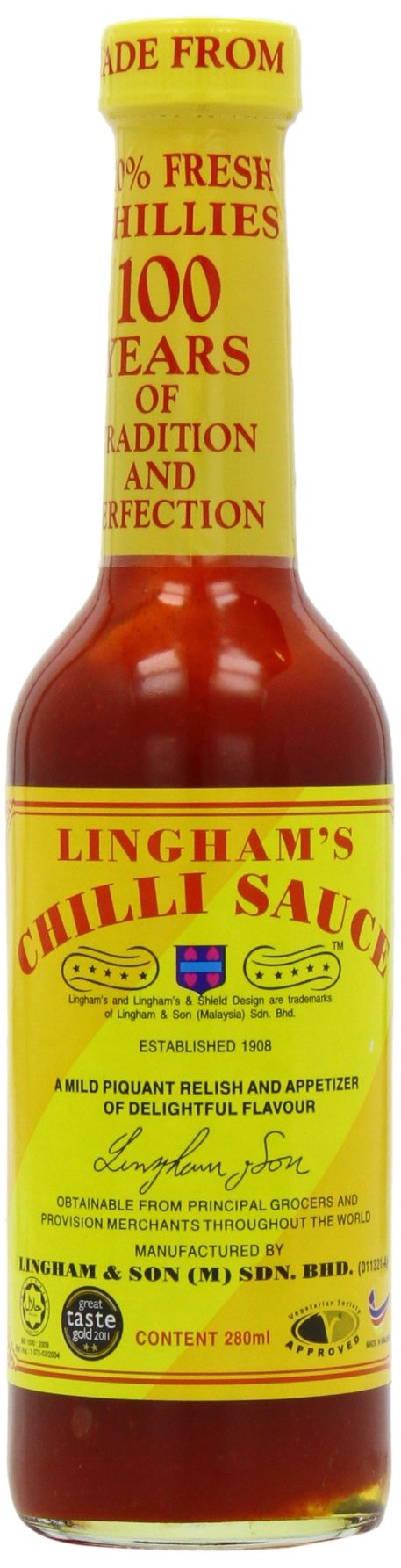 Lingham's Sauce piment 280 ml (lot de 6)