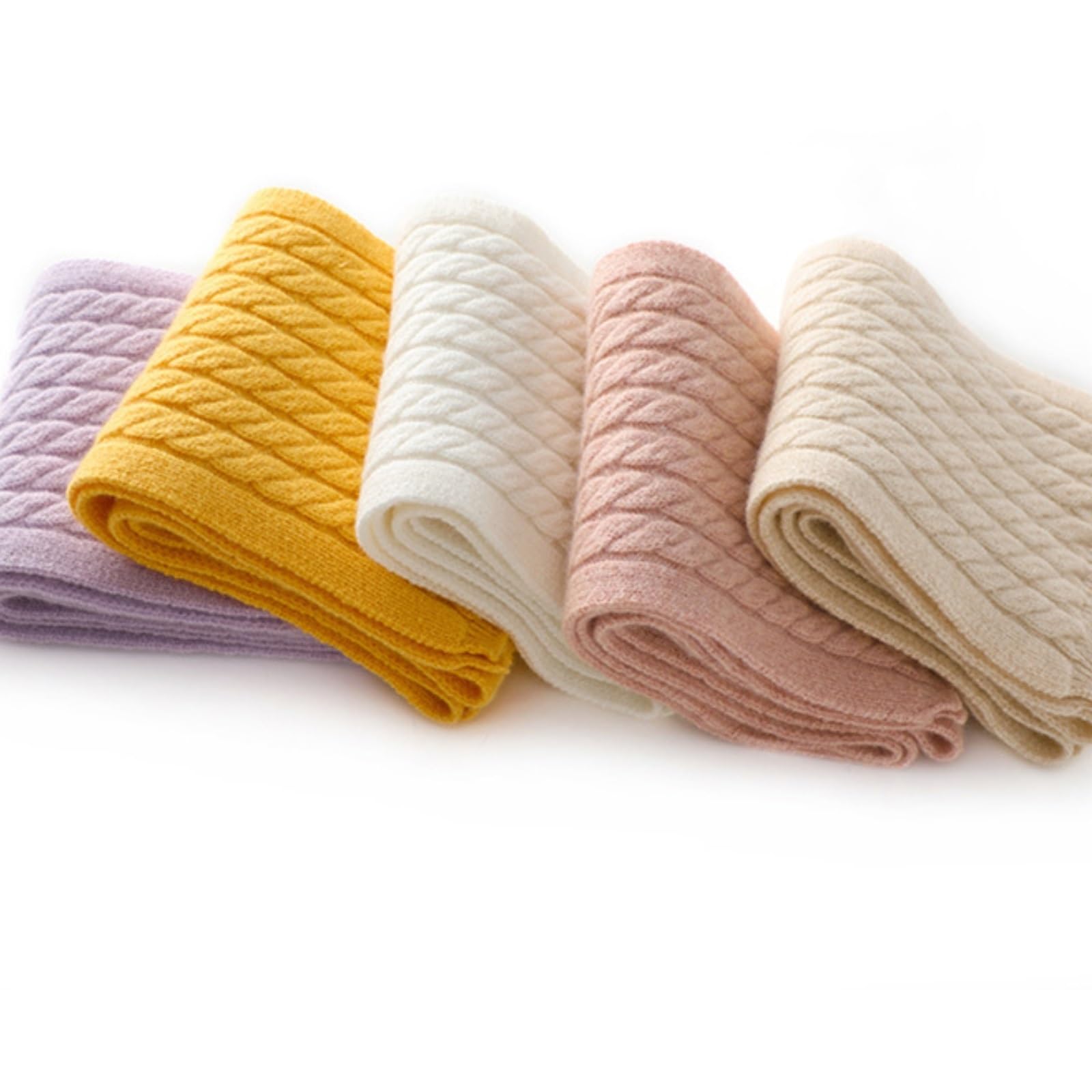 Sciarpe invernali da donna a maglia grossa for il freddo foulard | Calde sciarpe spesse Fiore intrecciato