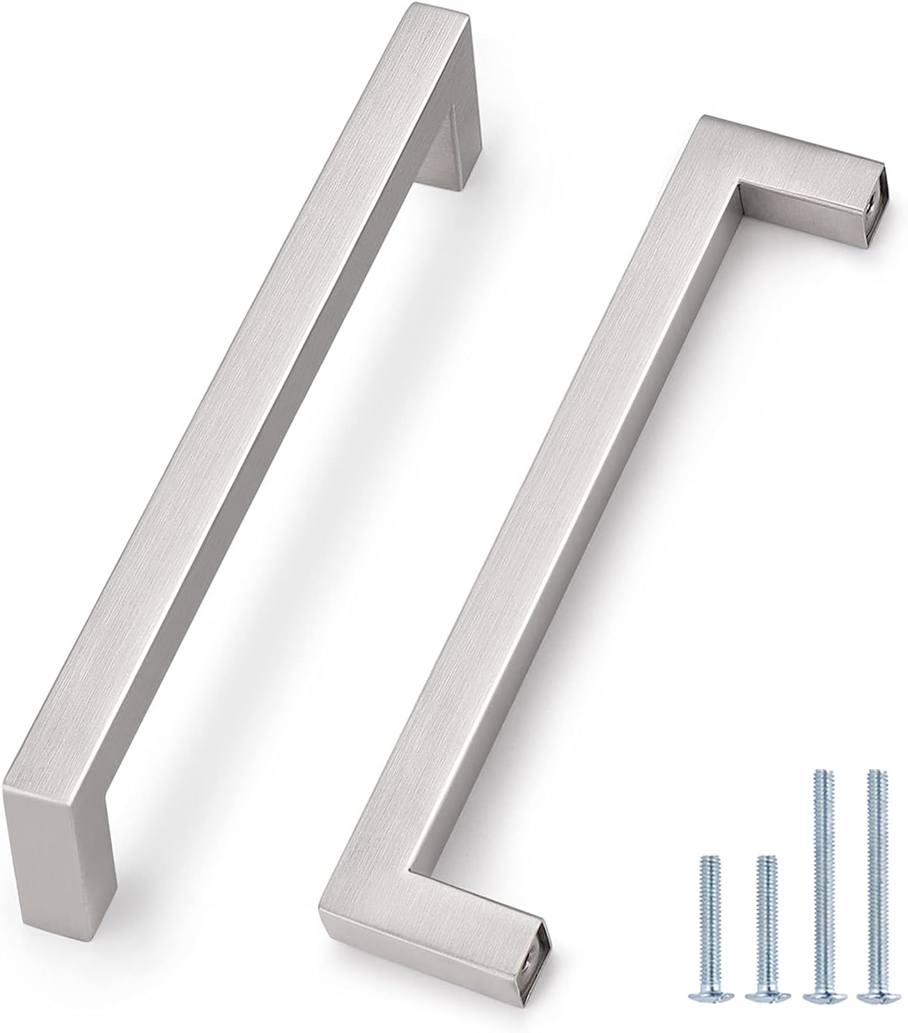 🔥 Hоt Dеаlѕ Probrico 30 Pack6-3/10in(160mm) Kitchen Square Cabinet Handles Brushed Nickel Cabinet Pulls Stainless Steel Drawer Pulls Kitchen Cabinet Hardware 🔥 Hоt Dеаlѕ Probrico 30 Pack6-3/10in(160mm) Kitchen Square Cabinet Handles Brushed Nickel Cabinet Pulls Stainless Steel Drawer Pulls Kitchen Cabinet Hardware