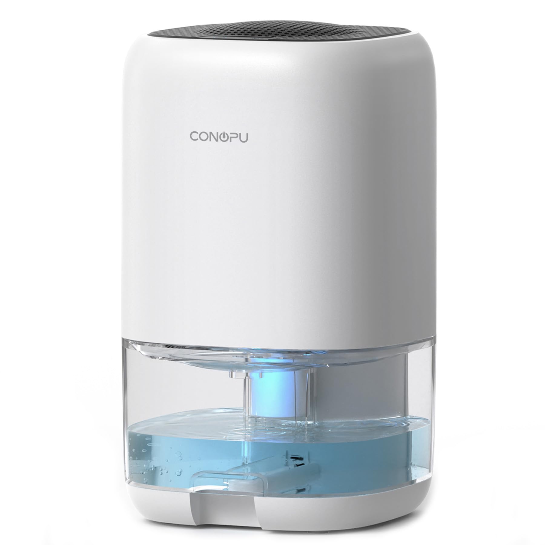 CONOPU Deumidificatore Casa, Spegnimento Automatico e Luce LED Colorata, Aggiornamento della Tecnologia Peltier, Deumidificatore Portatile e Ultra Silenzioso