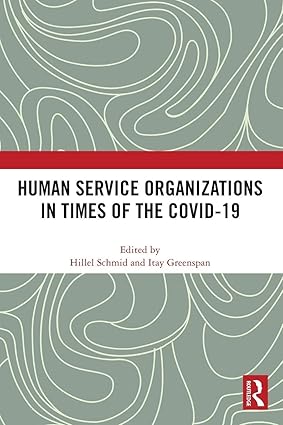 Human Service Organizations in Times of the COVID-19 book cover