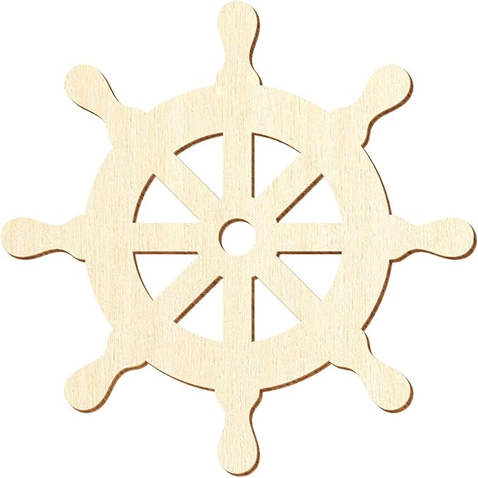 Holz Zahnräder 20cm - 10er Set Gelasert Für Deko & Bastelprojekte