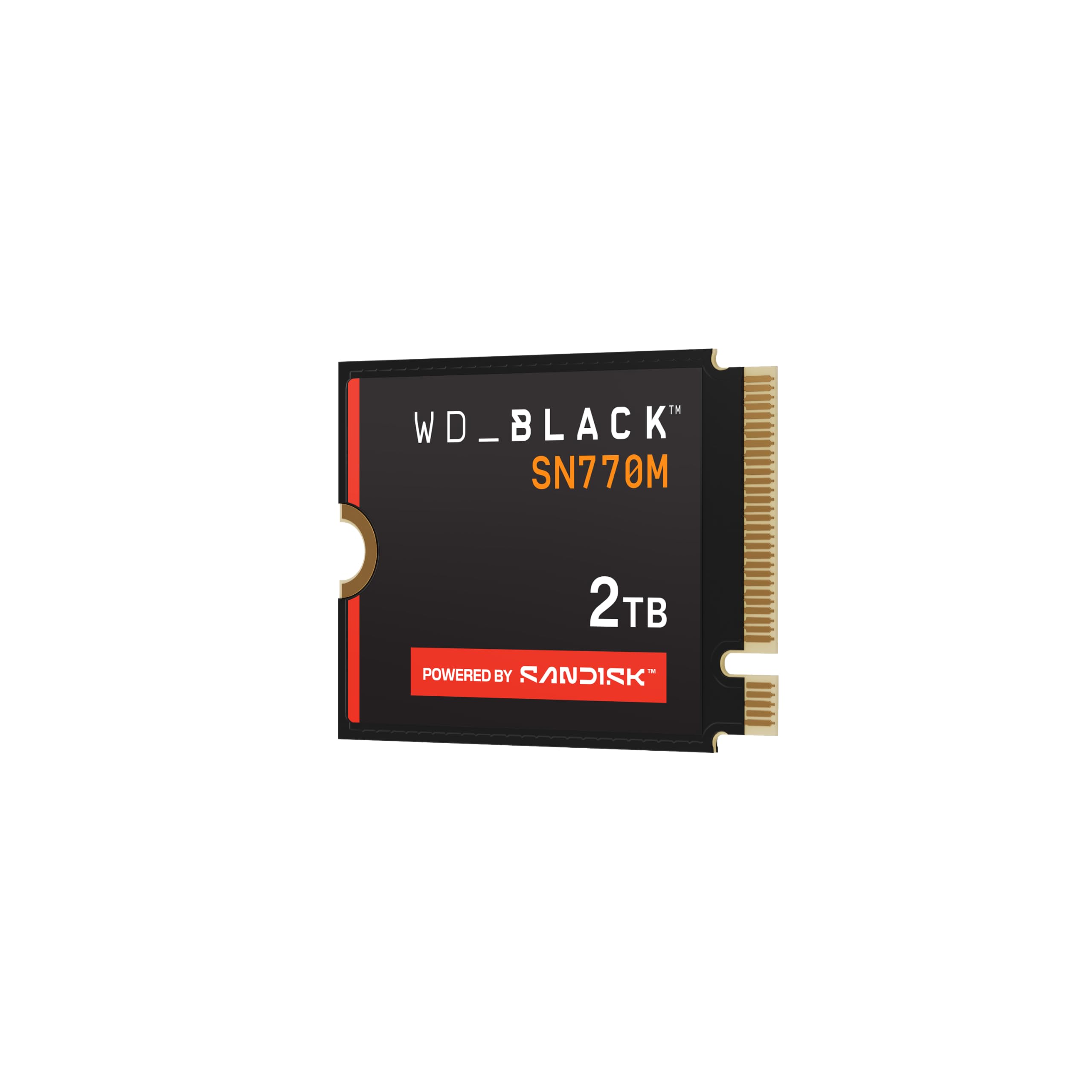 内蔵型SSD WD_BLACK SN770M 2TB M.2 2230 SSD SSD WD Black SN770M - 2TB, NVMe, M.2 2230, Leitura 5150MB/s