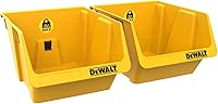Vista 7 de DEWALT Contenedores de plástico, capacidad de 10 libras, compatible con sistema de almacenamiento de taller DEWALT (DWST82813)
