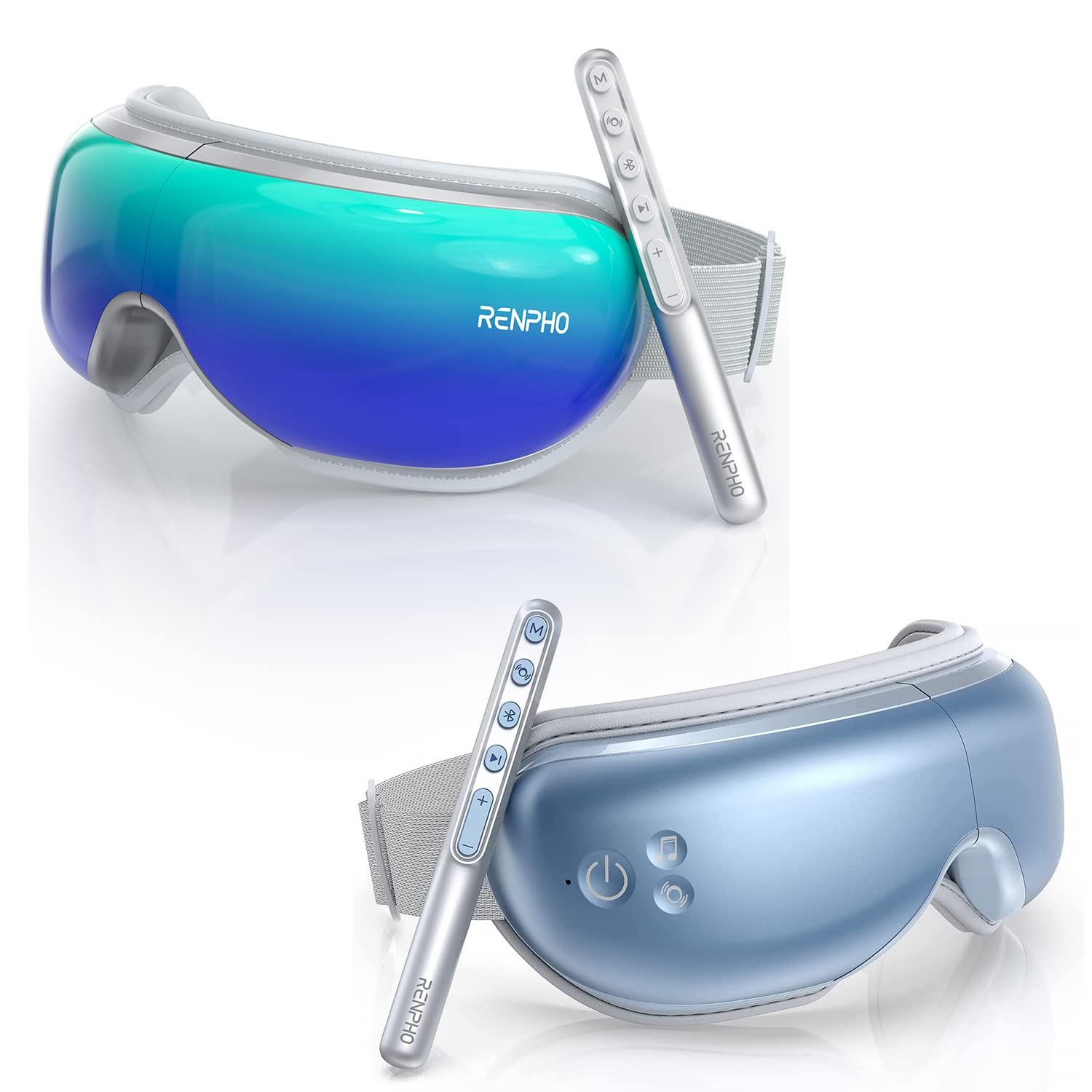 RENPHO Eye Massager Eye Mask with Heat Remote Control Eye Care Device Eye Beauty