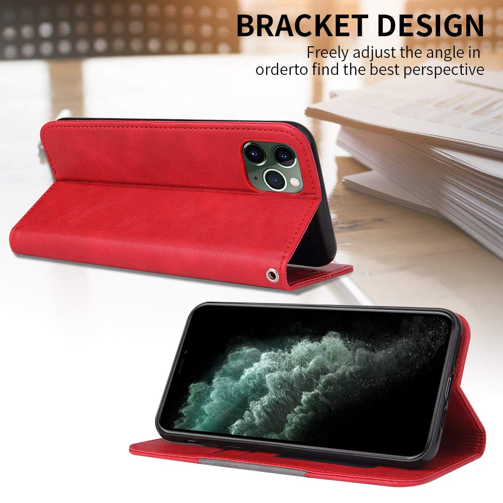 32nd Custodia A Portafoglio In Pelle PU Per Huawei P40 PRO – Cover Con Slot Carte E Chiusura Magnetica – Nero