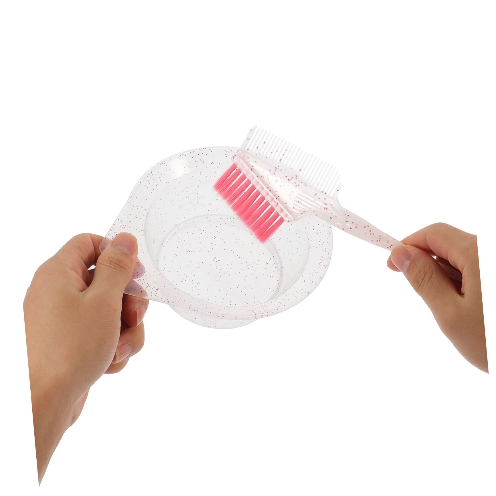 Happyyami 5juegos Kit De Tazón y Pincel Para Teñir Cabello Juego De Herramientas De Coloración Tazón Mezclador y Brochas Reutilizables Para Salones y Casa