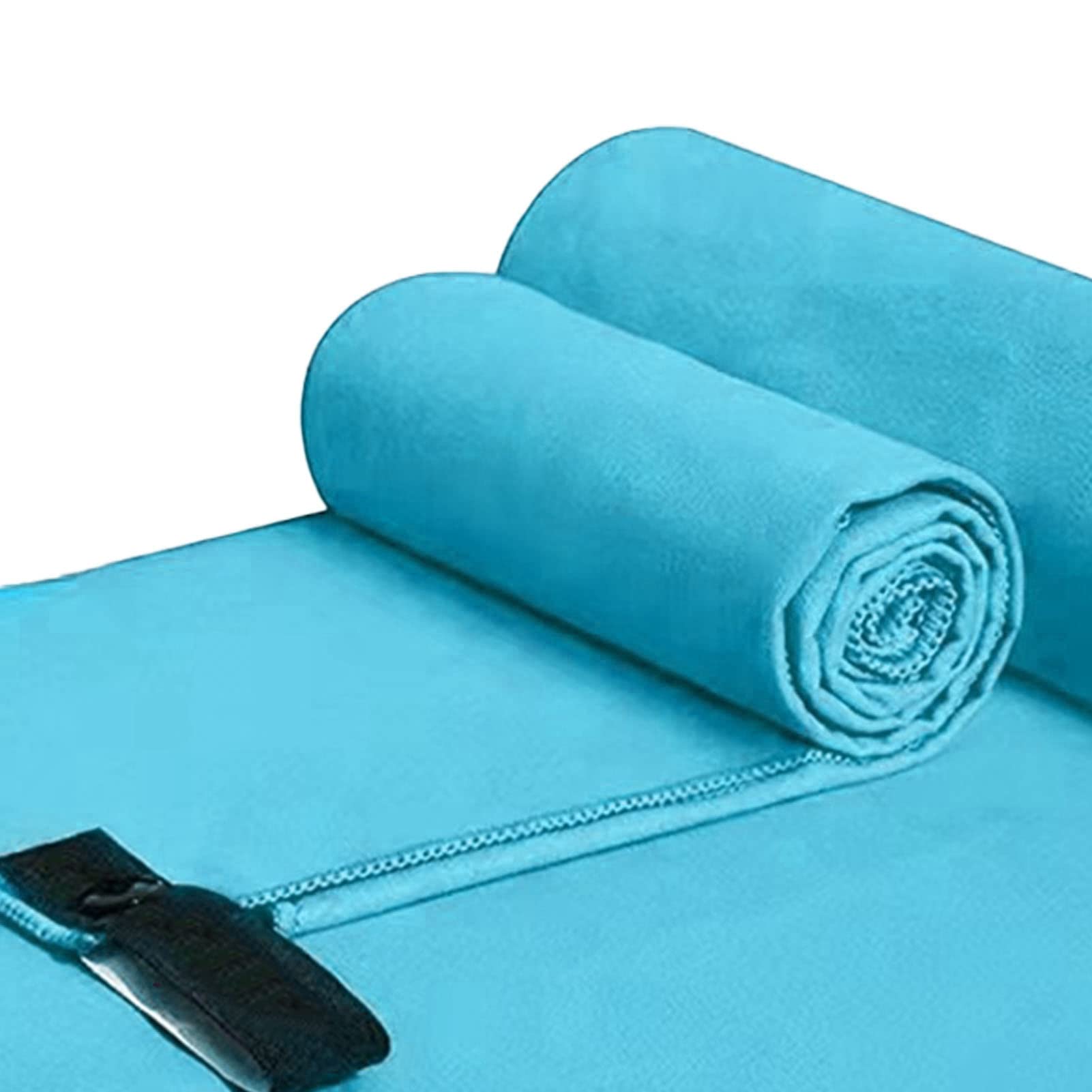 Ejoyous Asciugamani da Viaggio in Microfibra Asciugamani Ad Asciugatura Rapida Set da 3 Pezzi in 15 X 15 Pollici 31,5 X,7 Pollici 59,8 29,9 Assorbimento del Sudore Compatti per Palestra Spiaggia