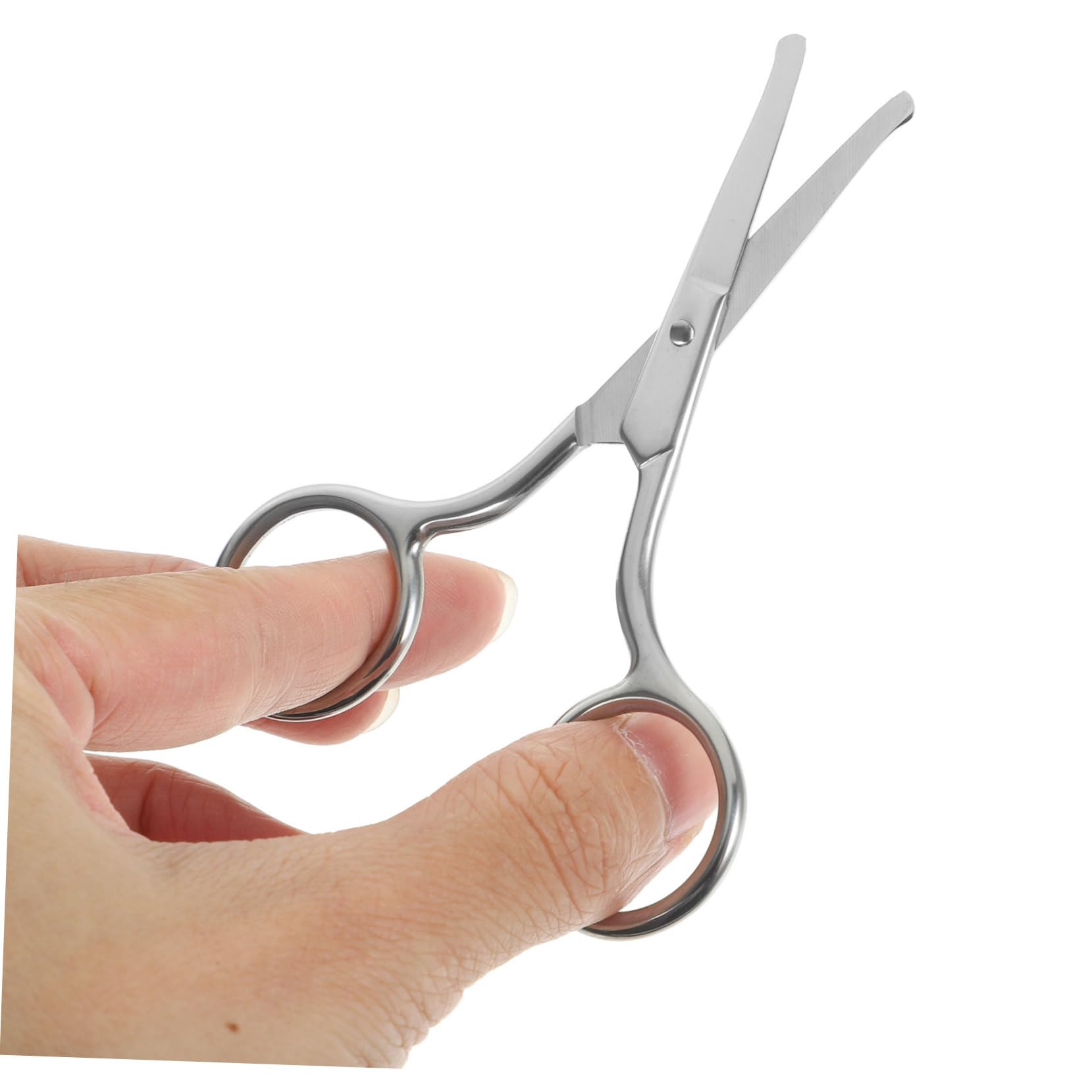 Beatifufu Professional Eyebrow Scissors Metal Nose Hair Trimmer Eyebrow Scissors Facial Hair Scissor