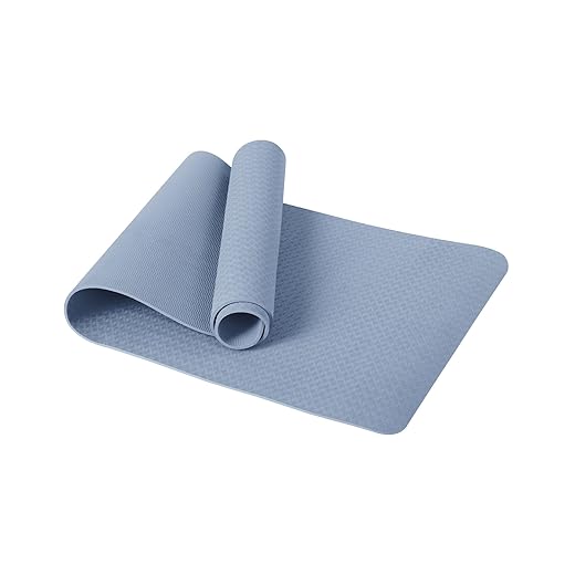 Good Nite Yoga Mat Exercise Fitness Mat Extra Thick Non-Slip Training Mats for Sports Pilates Gym Mats Floor Gym Resistance Mat with Carrying Strap 183 x 61 x 0.6 cm
