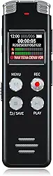 (16GB) - EVISTR 16GB Digital Voice Recorder Voice Activated Recorder with Playback - Upgraded Small Tape Recorder for Lectures, Meetings, Interviews, Mini Audio Recorder USB Charge, MP3