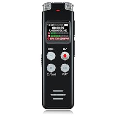 64GB Digital Voice Recorder with Playback: Voice Activated Recorders for Lectures Meetings Interviews - EVISTR Dictaphone Recording Device Tape Recorder Portable Mini, Audio Recorder with USB, MP3