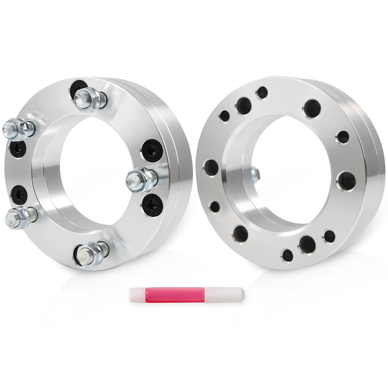 SCITOO 2Pcs 2inch Wheel Adapters 6x5.5 to 5x5.5 108mm CB for Silverado 1500