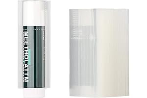 MORIDA 500 Pcs Lip Balm Heat Shrink Bands 64x30mm