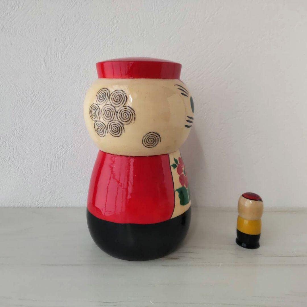 新品　ロシア　セミョーノフ　数え遊び　ねこ マトリョーシカ　16cm　ネコ　猫 Amazon | ロシア セミョーノフ 数え遊び ねこ マトリョーシカ