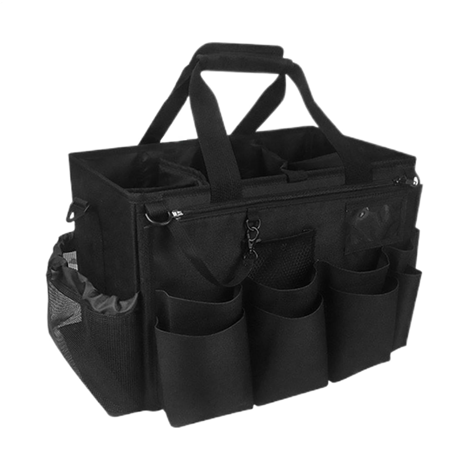 Bolsa Para Productos De Limpieza Impermeable Transpirable Malla Asas | Organizador de limpieza Sprays Limpiadores Cepillos Toallas Guantes Baño Cocina Lavado Coche