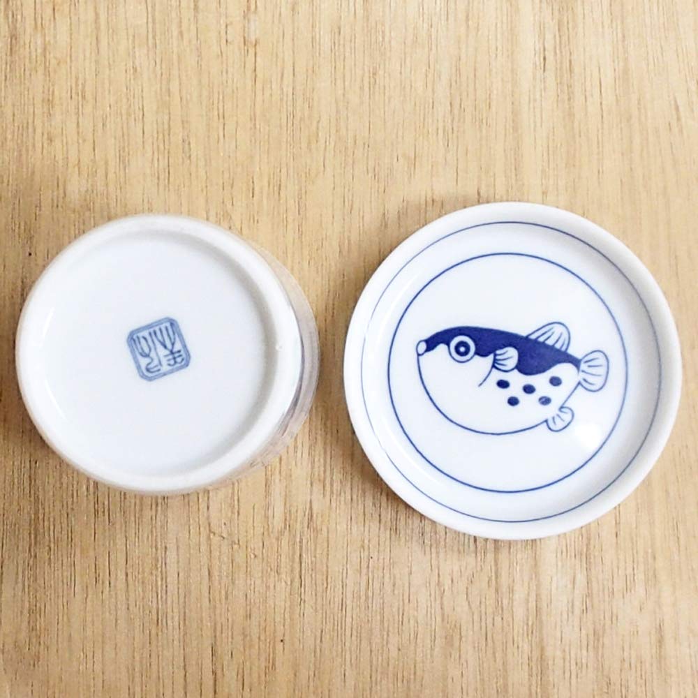 Amazon.co.jp: ひれ酒カップ 竹製ハカマ付き 180cc 波ふぐ ヒレ酒 美濃