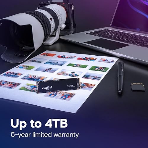 Miniatura 8 de Crucial P3 Plus SSD PCIe Gen4 3D NAND NVMe M.2 de 1 TB, hasta 5000 MBs - CT1000P3PSSD8