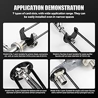 Vista 4 de 2 piezas de llave de fregadero multifuncional, nueva llave de fregadero 2026, herramienta de llave de grifo, herramienta de plomería, llave