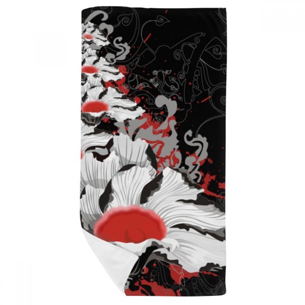 Serviette de toilette pivoine douce pour le rituel beauté du visage