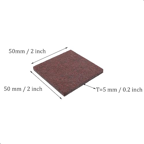 Miniatura 10 de 6 almohadillas cuadradas de fieltro para muebles, de 4 x 4 pulgadas, autoadhesivas, cortables, antiarañazos, protectores de suelo para patas de