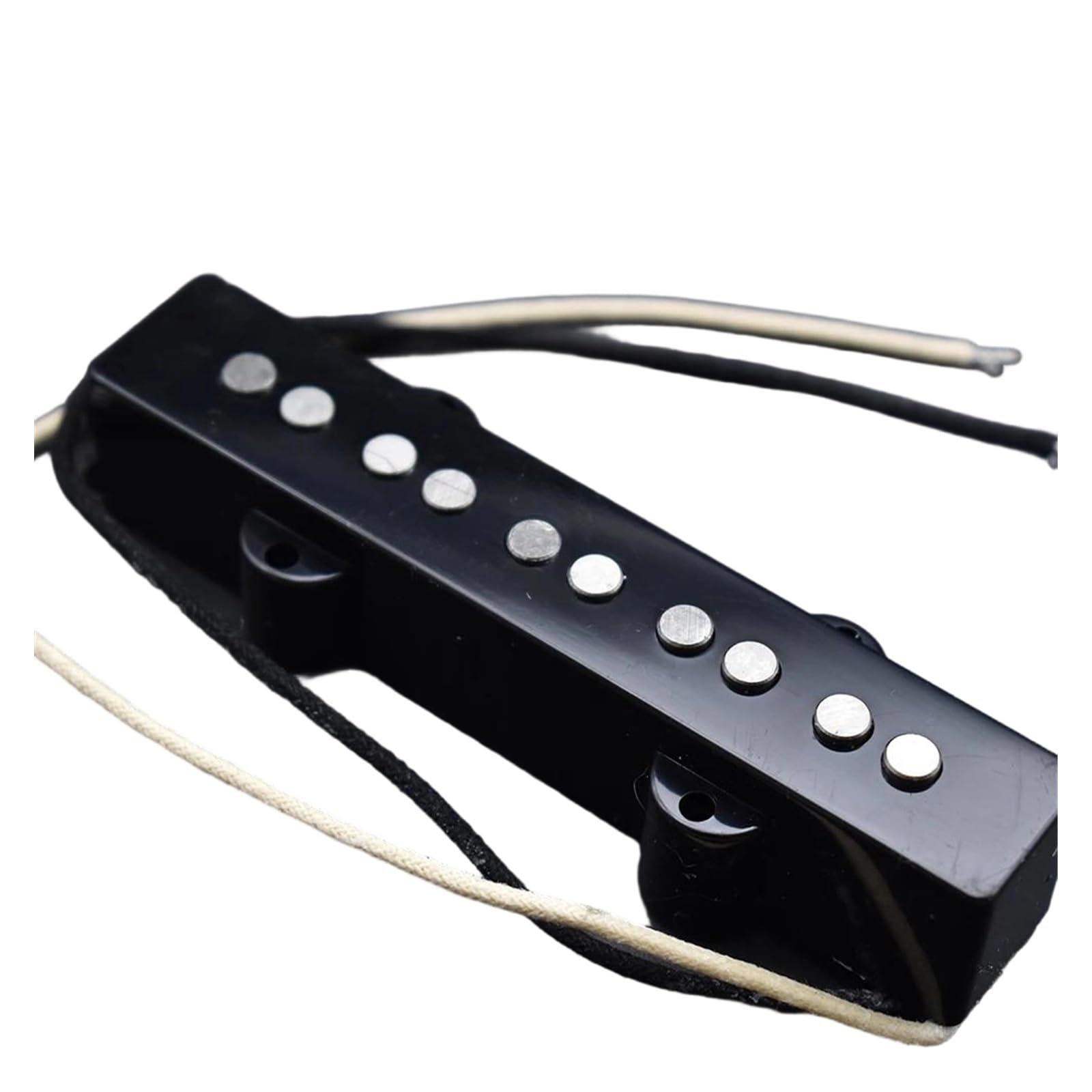 1 Alnico 5 5strunowy Przetwornik Vintage Cloth Cable Jazz Elektryczna Gitara Basowa Akcesoria Do Gitary Bk(Each 1pcs)
