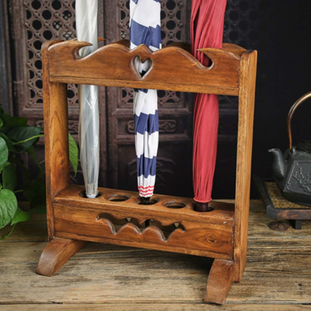 Amazon.co.jp: 傘立て 木製傘立て、中国のレトロ多機能装飾的な