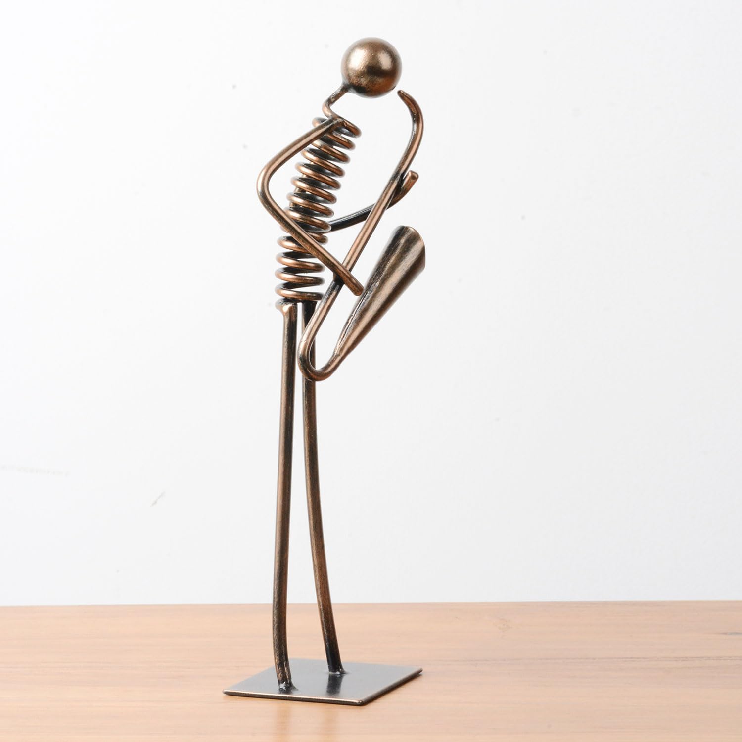 SEINHIJO Musical Figura Saxofón Escultura Moderno Decorativa Arte 27cm