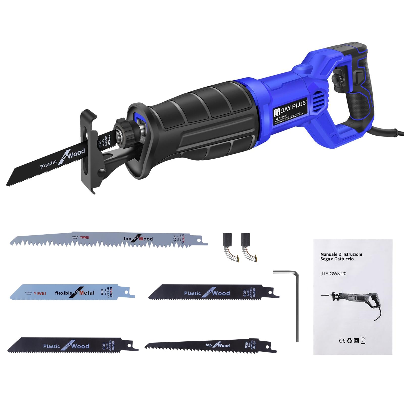 Set 16 Lame Sega A Gattuccio HYCHIKA - Per Metallo, Legno, Plastica, Con Scatola Portatile - Foto 4