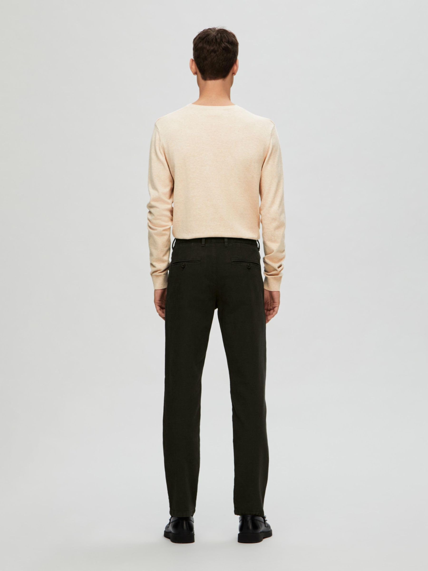 Selected Homme Herren Hose Slh175-slim Miles Structure Dyed Pant