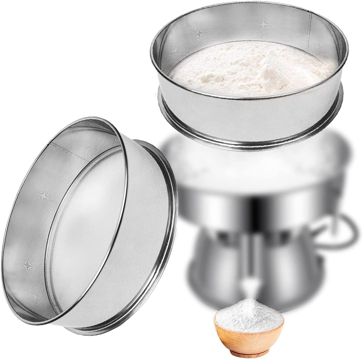 Sidasu Vibrating Sifter Mesh Screen Stainless Steel Vibrating Sieve Mesh Screen 30 Mesh for Automatic Powder Sifter Machine