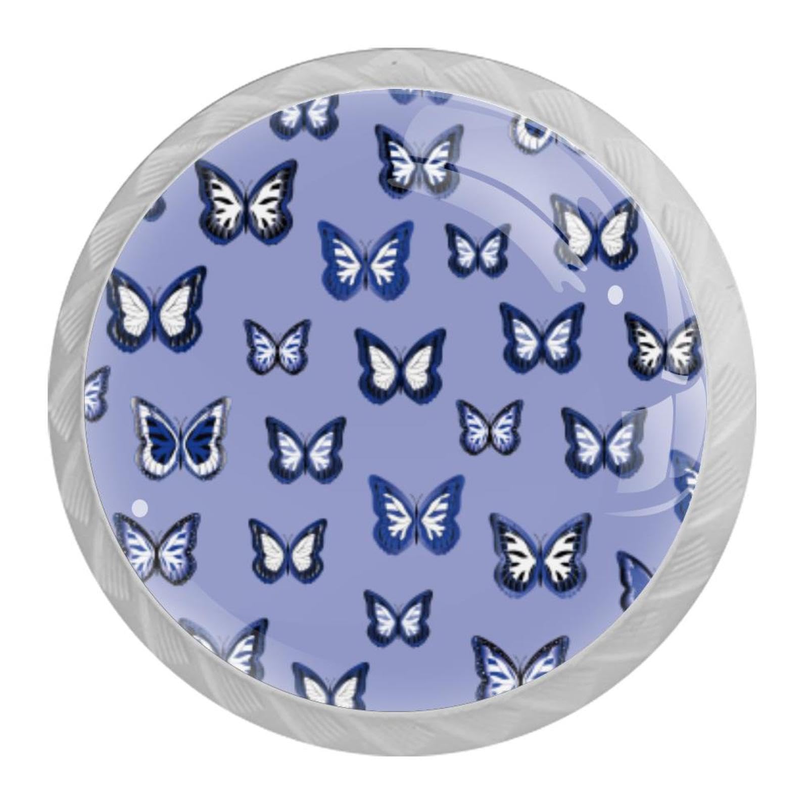 Tqmspg Multi16 4 Pieces Drawer Pulls Butterfly Pattern Door Knobs Dresser Handles For Kitchen Wardrobe Cupboard Hardware Furniture