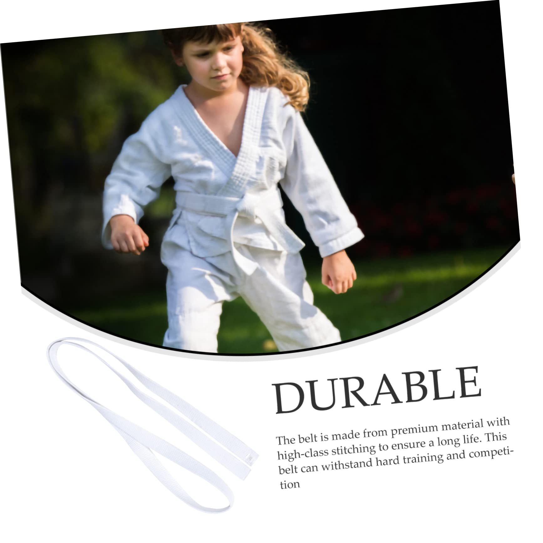 Yardwe 5 Pièces Ceinture Judo Arts Martiaux Ceinture pour Femme de karaté pour Les garçons Ceinture Karate Belt Bracelet de Taekwondo Ceinture de karaté Arts Martiaux Coton