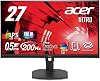 Acer Nitro Gaming Monitor 27 Full HD Wide Viewing Angle IPS Matte Ergo Stand 200Hz 0.5ms GTG sRGB 99% AMD FreeSync Premium Black Boost HDR10 Blue Light Reduction HDMI 2.0 DisplayPort v1.2 Speaker