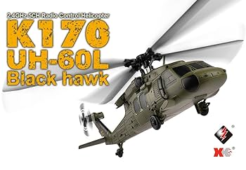 ラジコン ヘリコプター K170 UH-60L BLACK HAWK Amazon.com: BrickCraftWorks WL K170 Blackk Hawk UH-60L 170