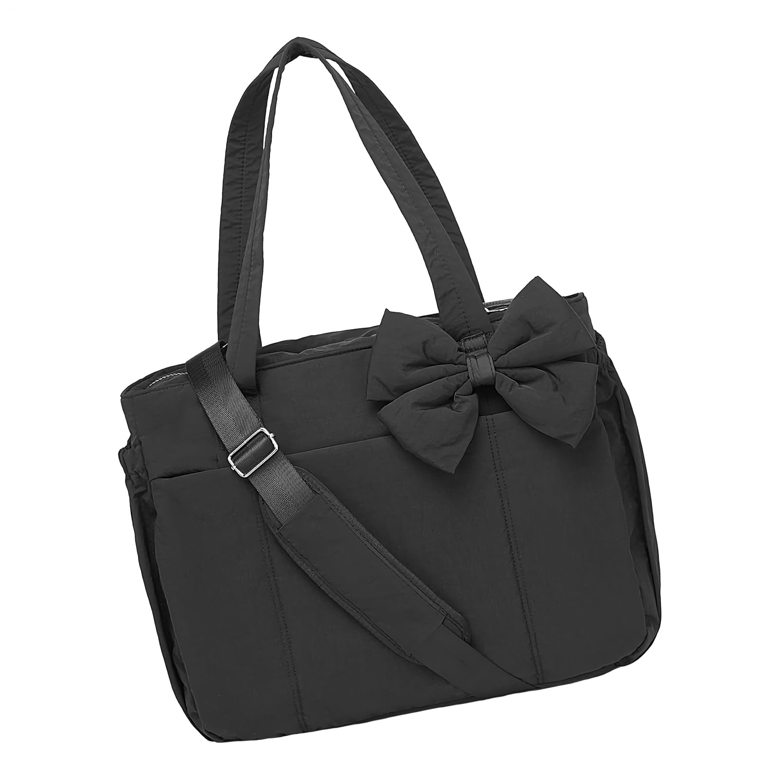 Bolso de mano con lazo, elegante bolso de mano para niña, adolescente, fiesta de noche, viajes, trabajo, oficina, boda, playa, almuerzo
