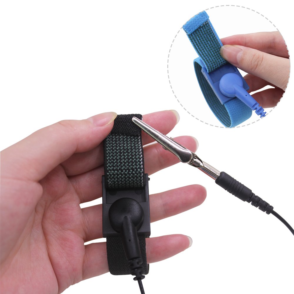 ESD AntiStatic Wrist Strap Components, SourceTon 4 Packs AntiStatic