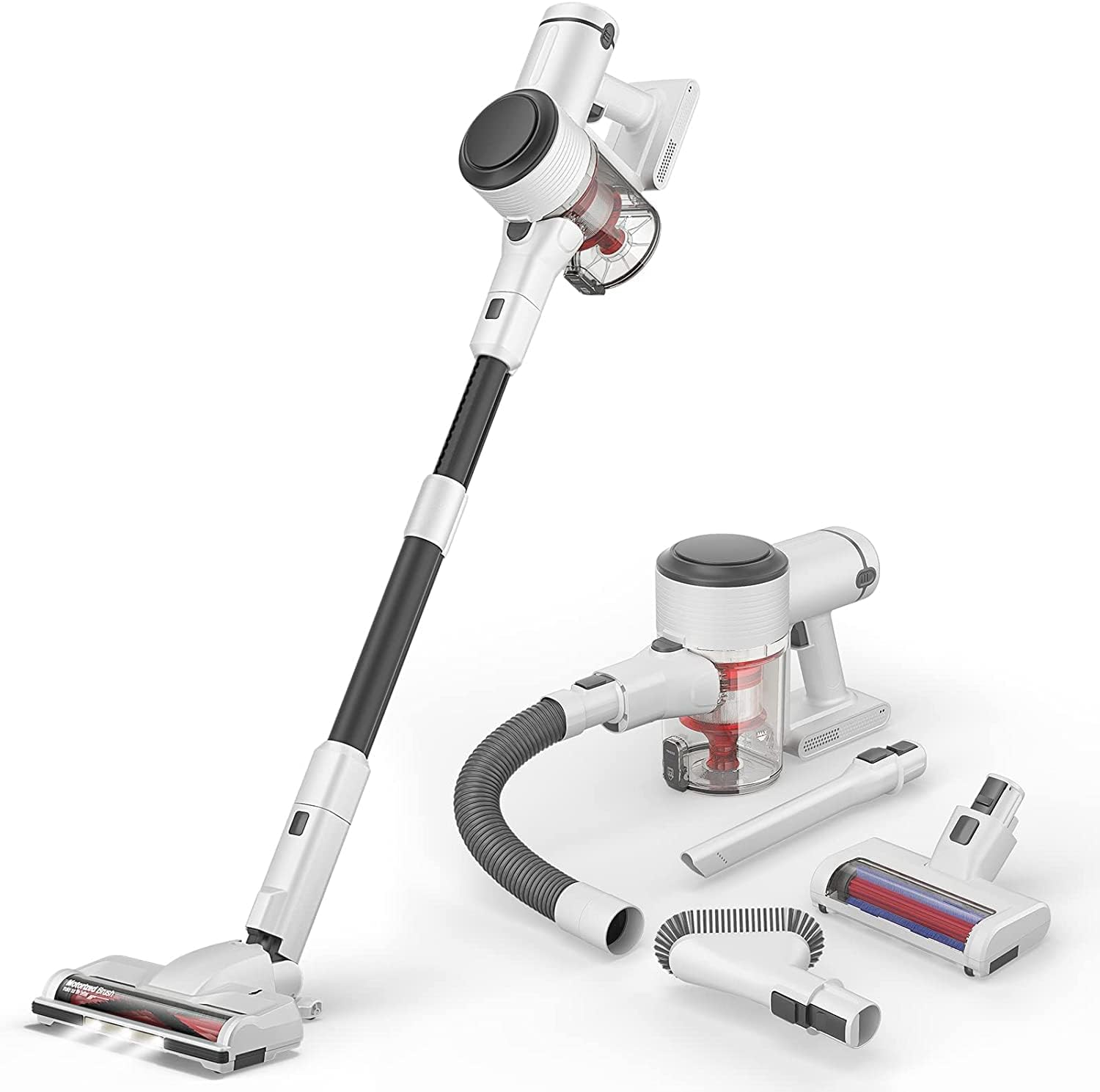 NEQUARE Cordless Vacuum, Stick Vacuum Cleaner with Upgraded