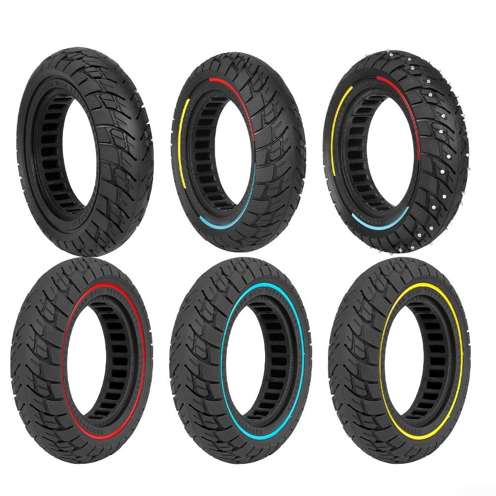 Pneu de scooter tout-terrain solide 10 x 2,5 anti-crevaison (B)