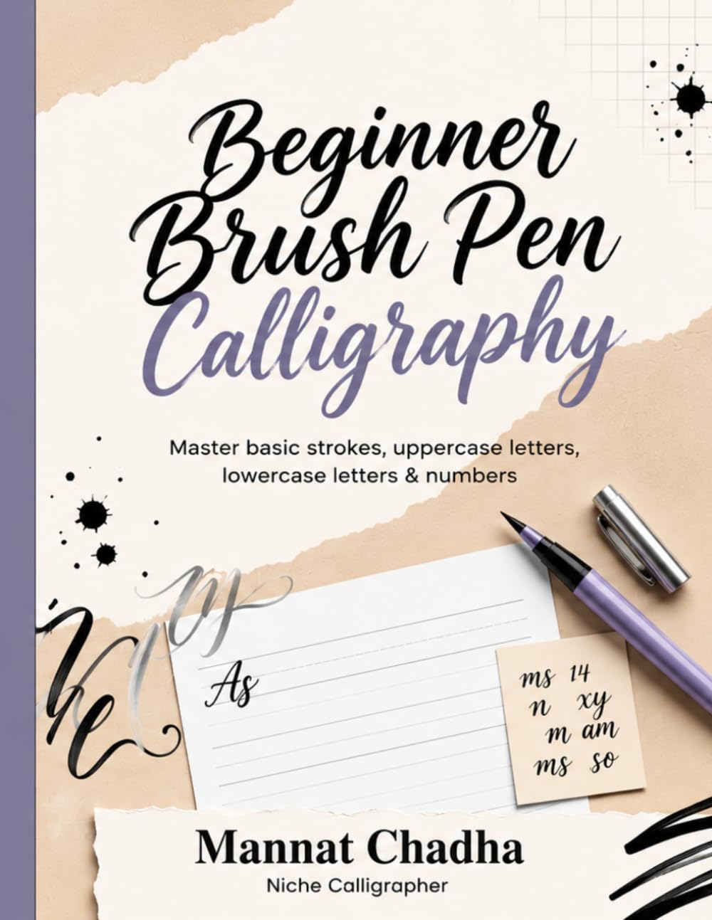 Beginner brush pen calligraphy