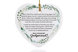 Be My Godparent Ornaments Keepsake for Godparent Announcement