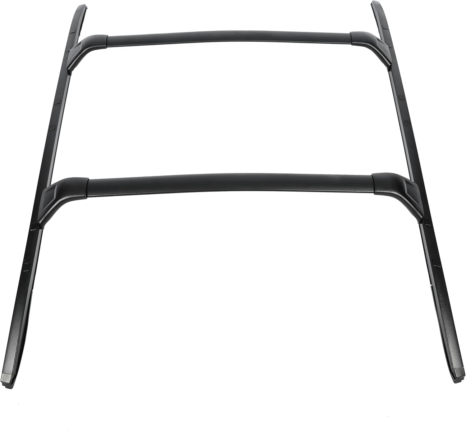 ALMULOO Roof Rack Side Rails + Cross Bars Compatible with 2017-2024 Mazda CX-5 Luggage Kayak Canoe Bike Snowboard Carrier Rooftop Rail Crossbar Load Up to 165Lbs Powder Coated+Painted Black
