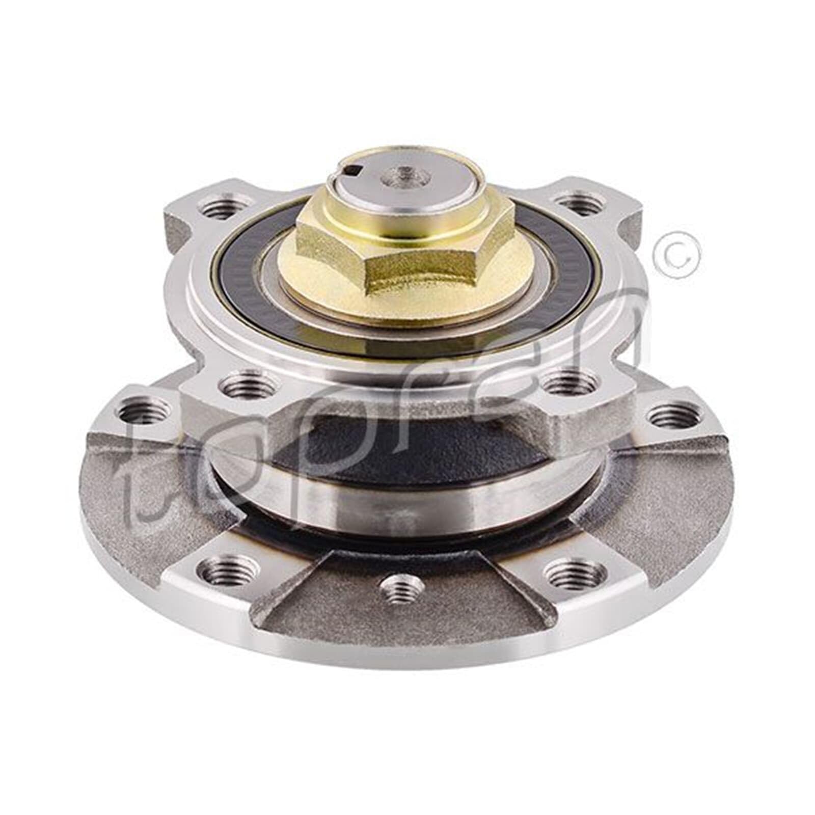 TOPRAN Juego de cojinete de rueda 500 633 eje delantero, ambos lados Diámetro exterior: 139mm Rodamiento integrado en buje de rueda con anillo sensor magnético incorporado Compatible con BMW