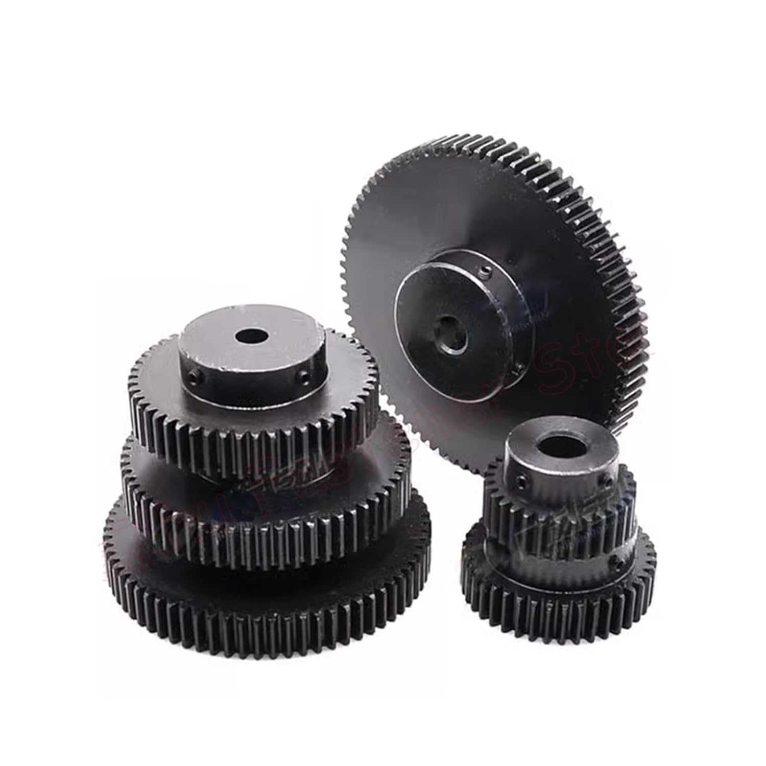 1.5M 48 Teeth Spur Gear with Step 1.5 Module 48T 45# Steel Motor Gears Bore 10/12/14/15/16/17/18/19/20/22/24/25/28/30mm 1Pcs(30mm-Keyway 8x3.3mm)