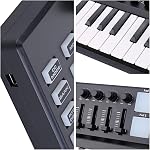 Btuty 25-Key MIDI Keyboard Panda mini Portable Mini Drum Pad MIDI Controller, USB