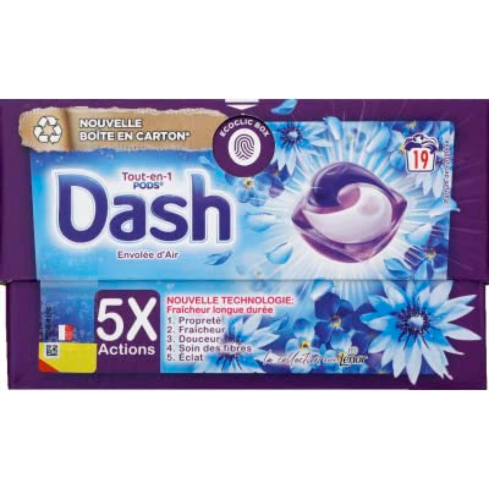 Dash Dash Pods Coll. 19D Envolee D Air, Caja de 19 cápsulas